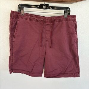 Gap Casual Burgundy Drawstring Shorts, size S, Inseam - 9 inches